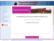 Tablet Screenshot of larcenter.tingsryd.se